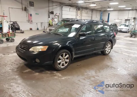 2006 Subaru Outback 2.5I from USA, damaged, VIN 4S4BP61C067356749